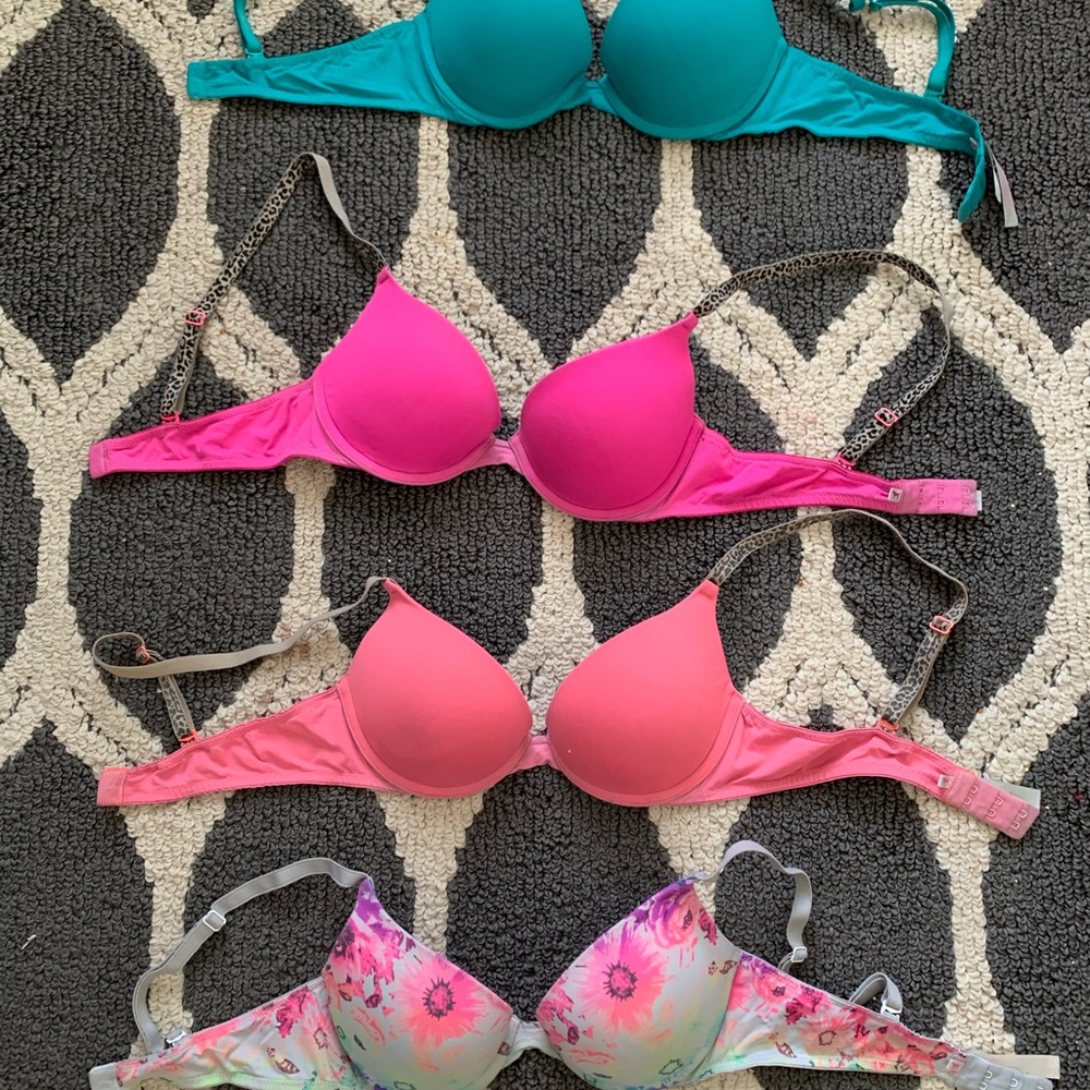 4 Victoria Secret Bras 34B